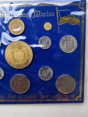 Numismatica Repubblica di San Marino 13 monete anni '80 - Foto 4