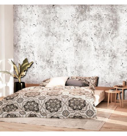 Fotomurale Adesivo Grezzo Grigio Chiaro ARREDALACASA