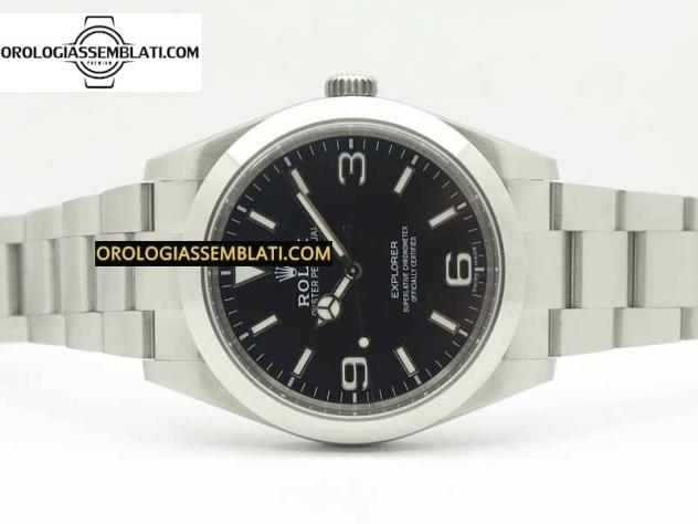 Replica Rolex EXPLORER I 214270 CASSA E BRACCIALE INOX 904L BEST EDITION 39MM 1:1 SH3132 - Foto 4