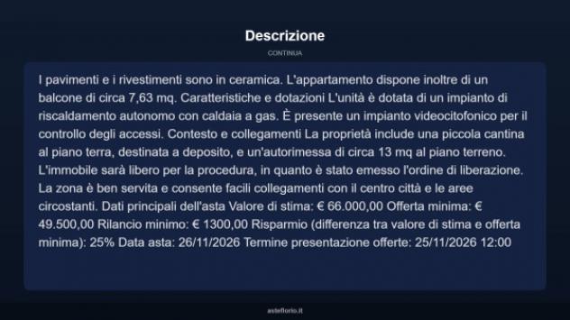 Immobile in asta di 84 m², box auto in vendita a Novara - Foto 5