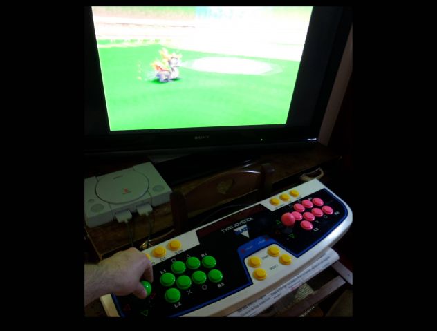 Joystick Arcade doppia postazione, anni 90 "Twin Blaze" Playstation - Foto 5