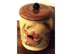 VASO CON DECORI FLOREALI ANNI 90.