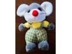 Peluche animali: topo, koala, pesce, lupo, elefante