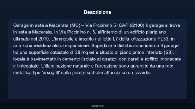 Immobile in asta di 38 m² in vendita a Macerata - Foto 3