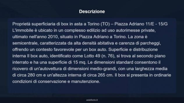 Immobile in asta di 15 m² in vendita a Torino - Foto 3