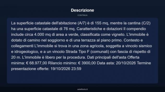 Immobile in asta di 342 m² in vendita a Palombara Sabina - Foto 4
