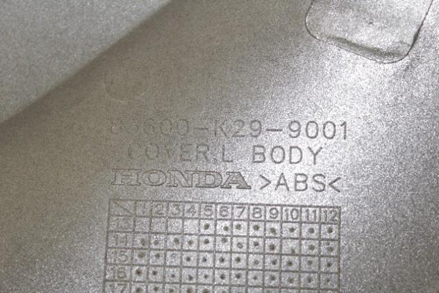 HONDA SH MODE 125 83300K29D00ZN CARENA POSTERIORE SINISTRA JF71 17 - 20 REAR LEFT FAIRING 83300K29D001 LEGGERI GRAFFI ATTACCO DANNEGGIATO - Foto 4