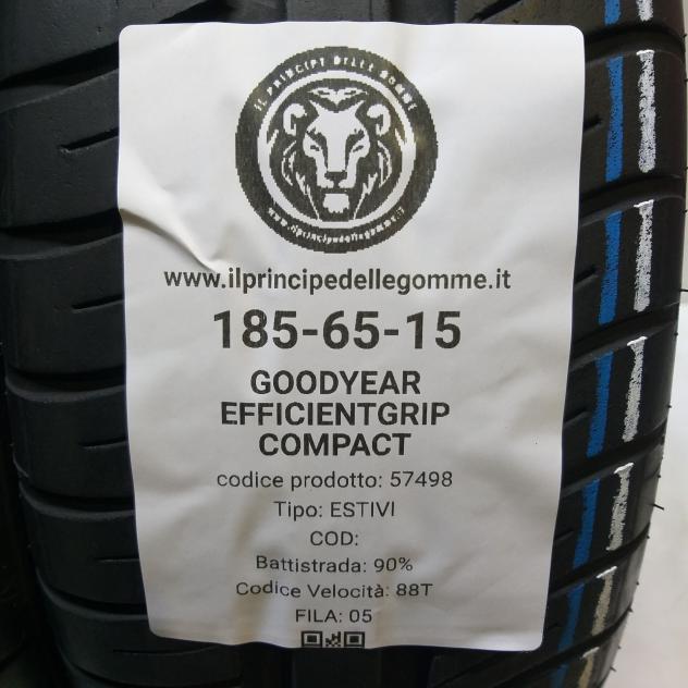 4 GOMME 185 65 15 GOODYEAR A57498 - Foto 2