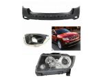 Jeep Compass frontale cofano radiatore cerchi 2011-2016