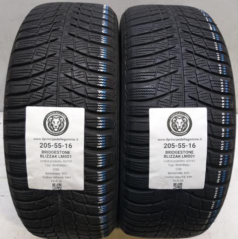 2 GOMME 205 55 16 BRIDGESTONE A63163