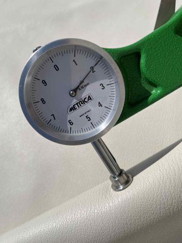 Scampolo pelle nappa sabbia bottalata – Sp. 2,0  MM - Foto 2