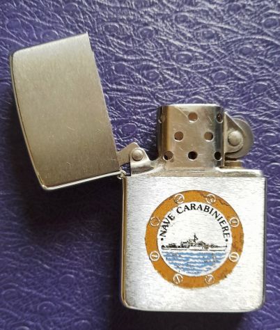 accendino zippo "nave carabiniere" esemplare raro - Foto 3