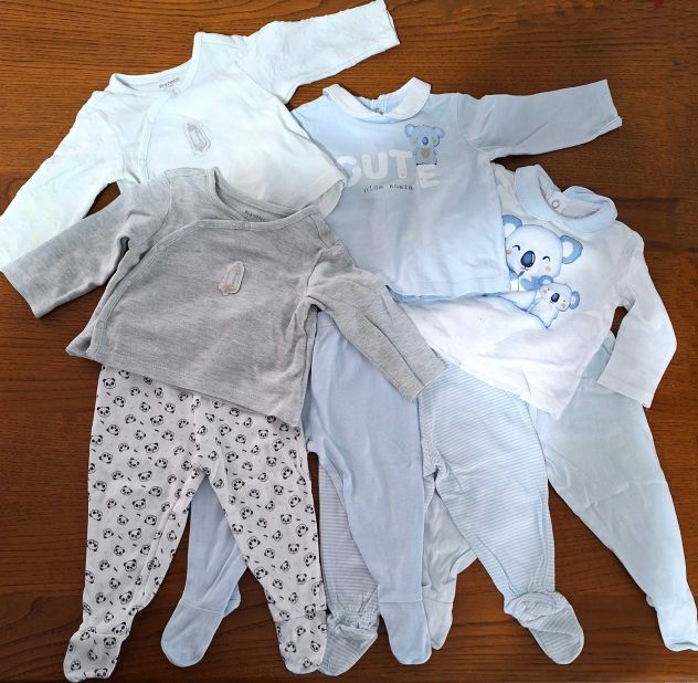 Abbigliamento neonato cotone taglia 3-6 mesi