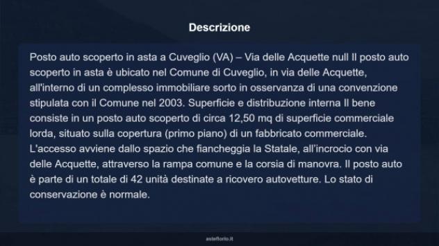 Immobile in asta di 13 m² in vendita a Cuveglio - Foto 9