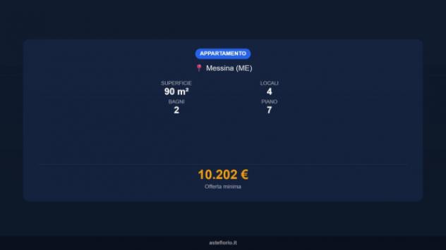 Immobile in asta di 90 m², box auto in vendita a Messina - Foto 14