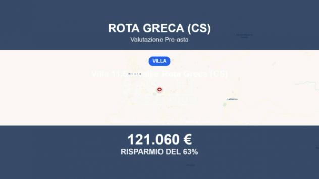 Immobile in asta di 480 m² con più di 5 locali e box auto in vendita a Rota Greca