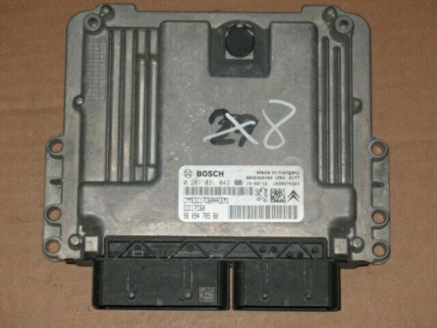 0281031043 ECU Citroen HDI C4 Cactus 0281031043 9809478580 EDC17C60 - Foto 3