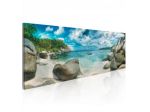 Quadro In Una Isola Incontaminata Cm.120x40 E 135x45 ARREDALACASA