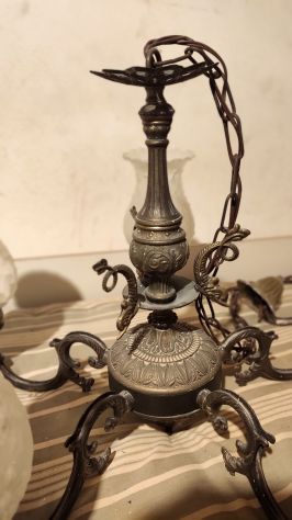 Coppia lampadari anni 70 in perfette condizioni - Foto 6