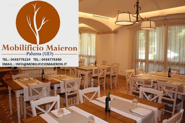 Tavoli Trento Per Arredamenti Shabby Chic Provenzali Bar Ristorante Pub cod807 - Foto 3