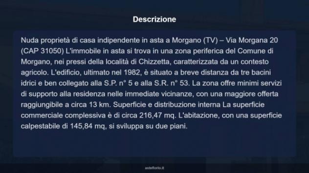 Immobile in asta di 158 m² con più di 5 locali in vendita a Morgano - Foto 18