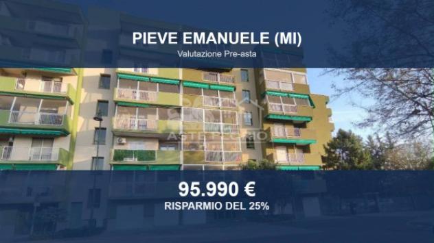 Immobile in asta di 99 m², box auto in vendita a Pieve Emanuele