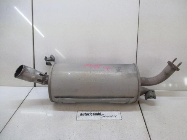 287301C200 SILENZIATORE POSTERIORE HYUNDAI GETZ 1.5 D 65KW 5M 5P (2007) RICAMBIO USATO