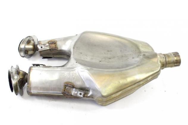 APRILIA SHIVER 900 2B003813 MARMITTA SILENZIATORE DI SCARICO 17 - 20 MUFFLER SILENCER - Foto 5