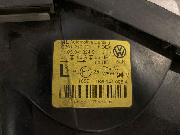 Faro anteriore SX Volkswagen Golf 5 del 2006 (1K6941005A) - Foto 4