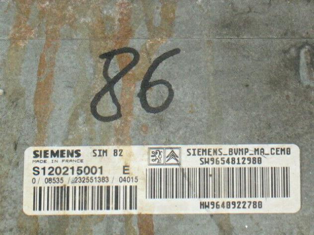 S120215001E ECU CAMBIO CITROEN C2, C3 1.6 SIM82 S120215001E 9654812980 - Foto 2
