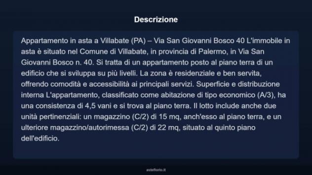 Immobile in asta di 75 m² in vendita a Villabate - Foto 5