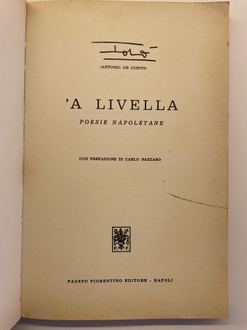 ‘a livella, Totò, poesie napoletane, 1968 - Foto 3