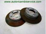 2Q0615601H COPPIA DISCHI FRENO POSTERIORI AUDI A1 1.2 B 63KW 5M 5P (2014) R …