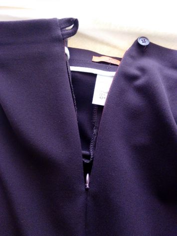 Pantaloni donna linea dritta viola - Foto 4