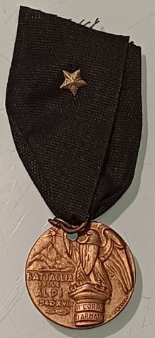 medaglia commemorativa della Battaglia delle Alpi 1940. - Foto 2