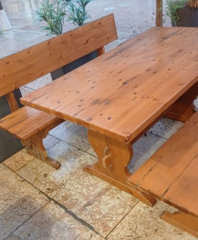 Set panca e tavolo per pub, pizzeria, ristorante - Foto 4