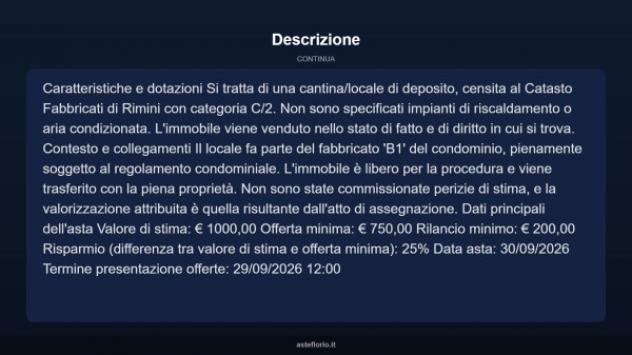 Immobile in asta di 7 m² in vendita a Rimini - Foto 4