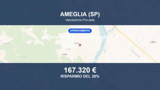 Immobile in asta di 144 m² con più di 5 locali e box auto in vendita a Ameglia