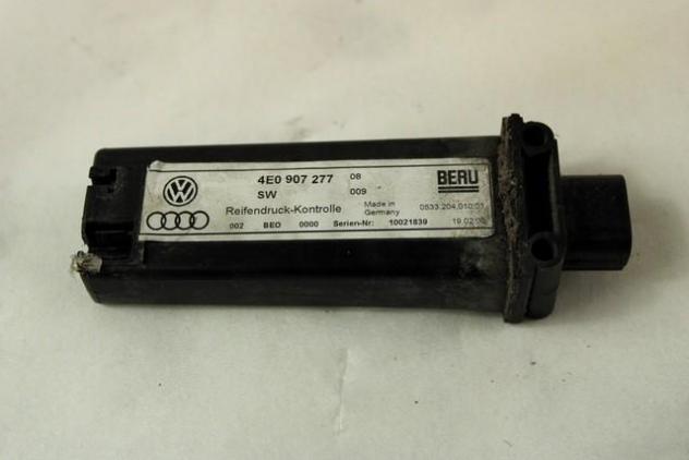 4E0907277 CENTRALINA ANTENNA PRESSIONE PNEUMATICI AUDI A8 4E 4.2 FSI QUATTRO 246KW 4P B AUT (2004) RICAMBIO USATO