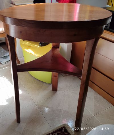 TAVOLO TONDO VINTAGE ANNI 50 60