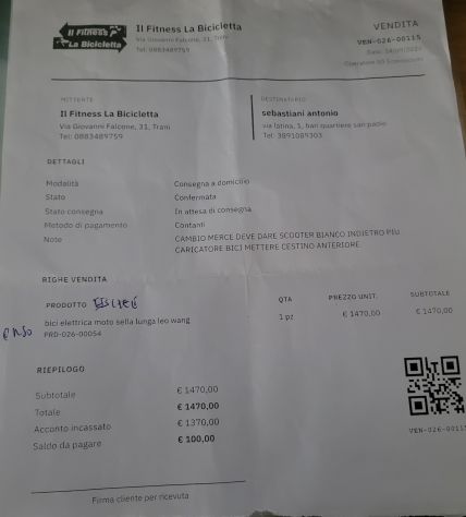 Vendo Bici Elettrica Sella Lunga Leo Wang Orso Bruno Fat Bike - Foto 3