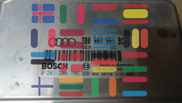0261206786 3B0907551BC Audi A6 2.8 centralina motore Bosch