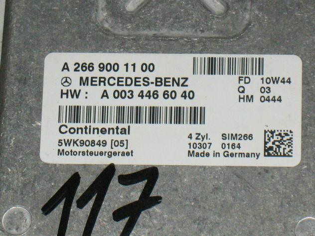 A2669001100 ECU MERCEDES A2669001100 A0034466040 5WK9084905 SIM266 - Foto 2