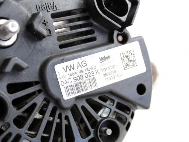 04C903023K ALTERNATORE VOLKSWAGEN GOLF 7 1.2 B 63KW 5M 5P (2014) RICAMBIO USATO - Foto 4