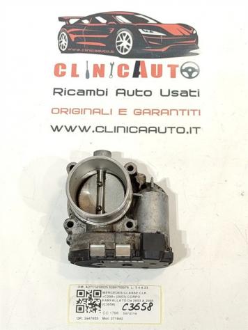 CORPO FARFALLATO MERCEDES CLK Cabrio W209 A2711410025 0280750076 271942 benzina 1796 (03)