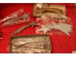 Stella cometa Nativita' presepe, cartoncino con Glitter, vintage nuove anni 80
