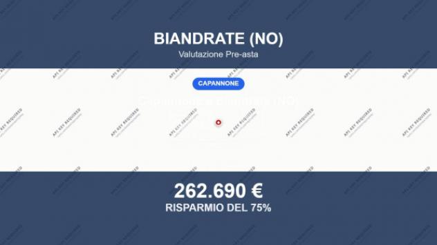 Immobile in asta di 1809 m² in vendita a Biandrate