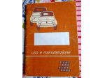 libretto manutenzione fiat 500 vintage 1973