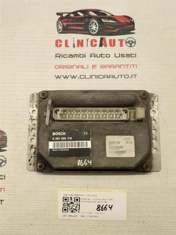 CENTRALINA MOTORE LANCIA Y 1° Serie 0261200716 176B2000 benzina 1108 (9600)