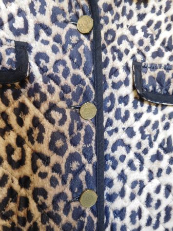 Giaccone donna CLUB VOLTAIRE leopardato imbottito Tg. M, made Italy - Foto 6